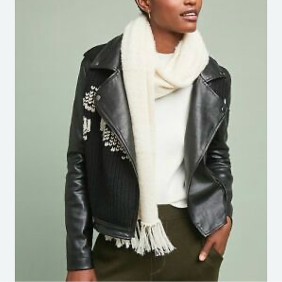 Anthropologie Wool Moto Jacket - Picture 2 of 6